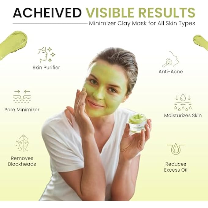 teami DETOX FACE MASK FOR HYDRAITING,STICK MASK ALTERNATIVE MOISTURIZING & PURIFYING, BLACKHEAD REMOVER GREEN TEA MASK CLEANSE MASK REDUCES ACNE & OIL, PORE MINIMIZER CLAY MASK FOR ALL SKIN TYPES - Image 2